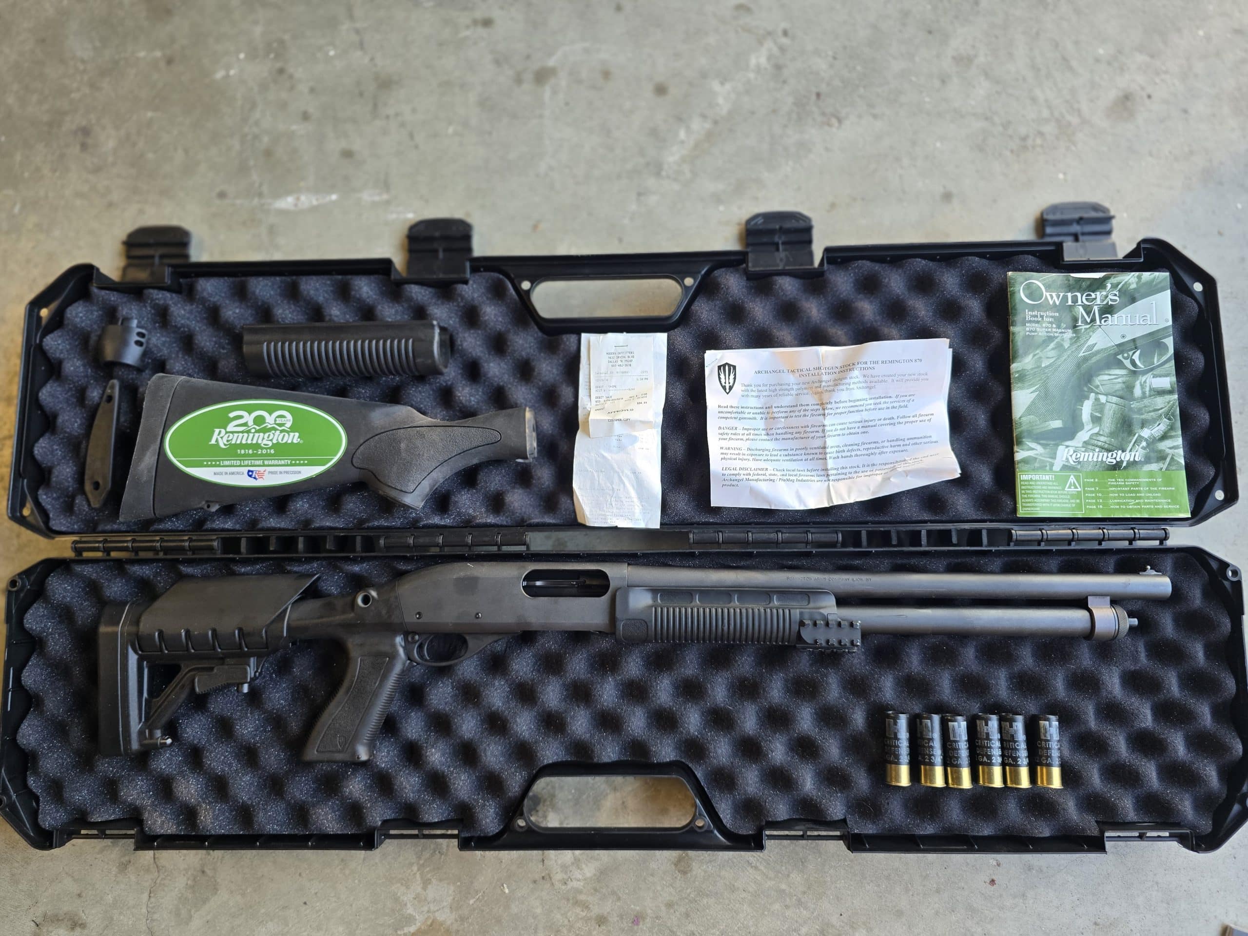 Remington 870 Tactical Shotgun