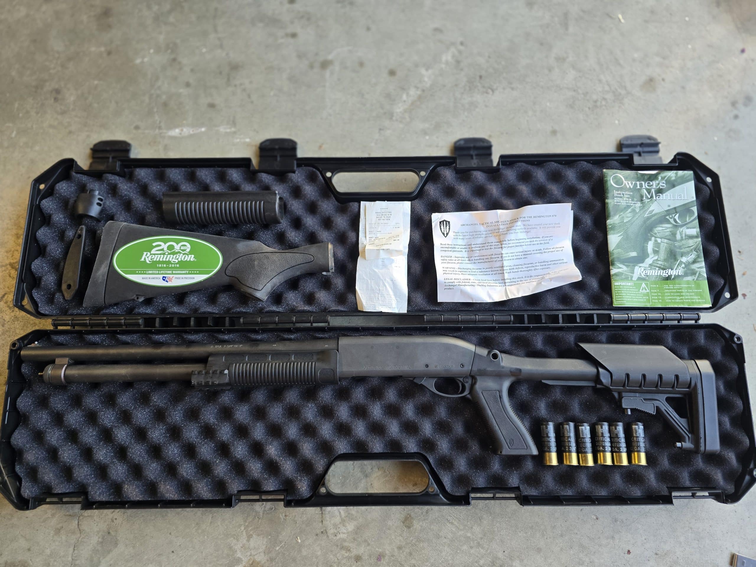 Remington 870 Tactical Shotgun